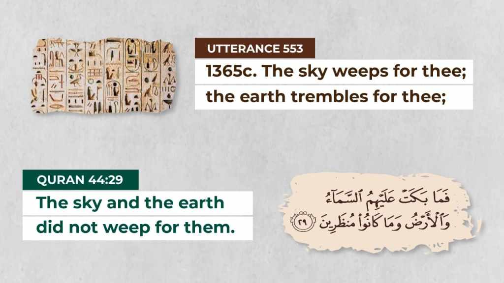 Quran Verse vs Pyramid Text - Curious Hats
